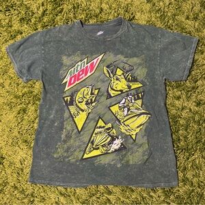 Y2K MTN DEW Graphic T Shirt